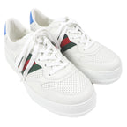 Gucci GG Logo Leather Low Cut Sneakers 10.5
