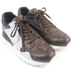 Louis Vuitton LV Runaway Line Monogram Leather Sneakers