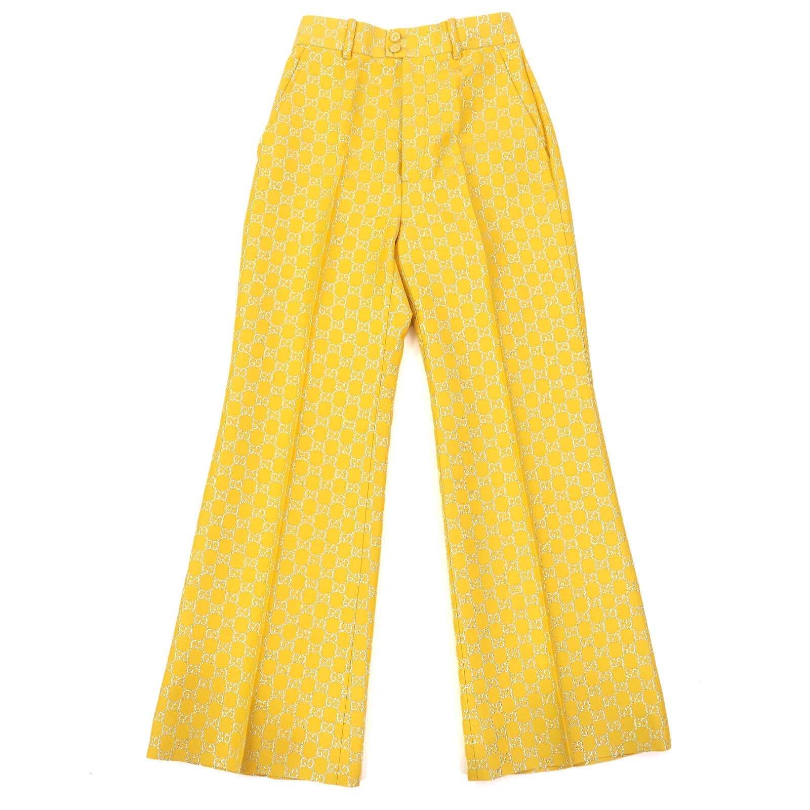 Gucci GG Jacquard Flare Pants Trousers