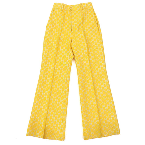 Gucci GG Jacquard Flare Pants Trousers