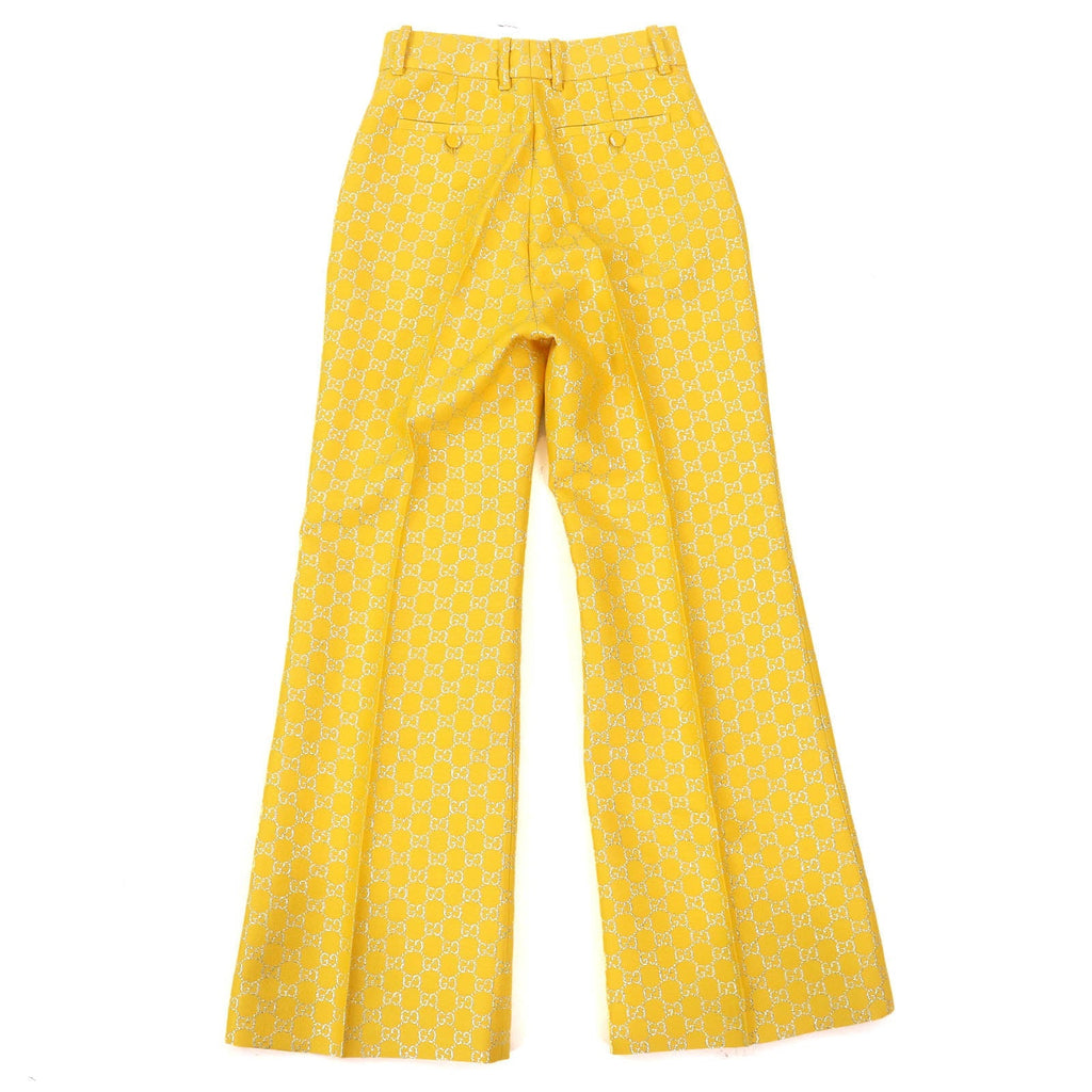 Gucci GG Jacquard Flare Pants Trousers