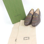 Gucci 100th Anniversary Horsebit Loafers Leather Loafers