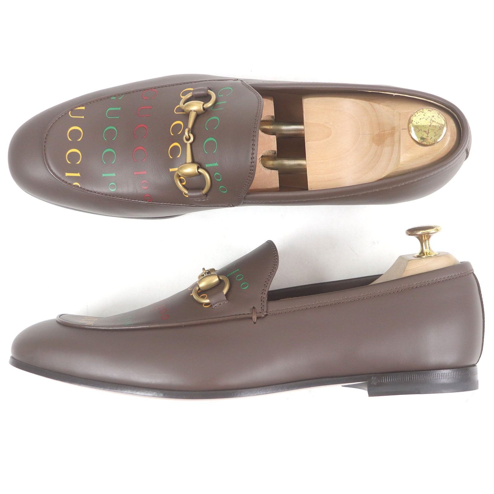 Gucci 100th Anniversary Horsebit Loafers Leather Loafers