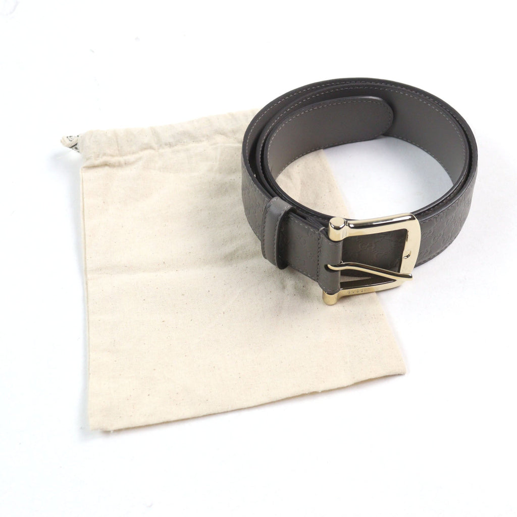 Gucci Micro Guccissima Leather Belt