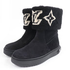 Louis Vuitton Suede Leather Boots