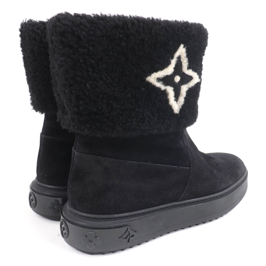 Louis Vuitton Suede Leather Boots
