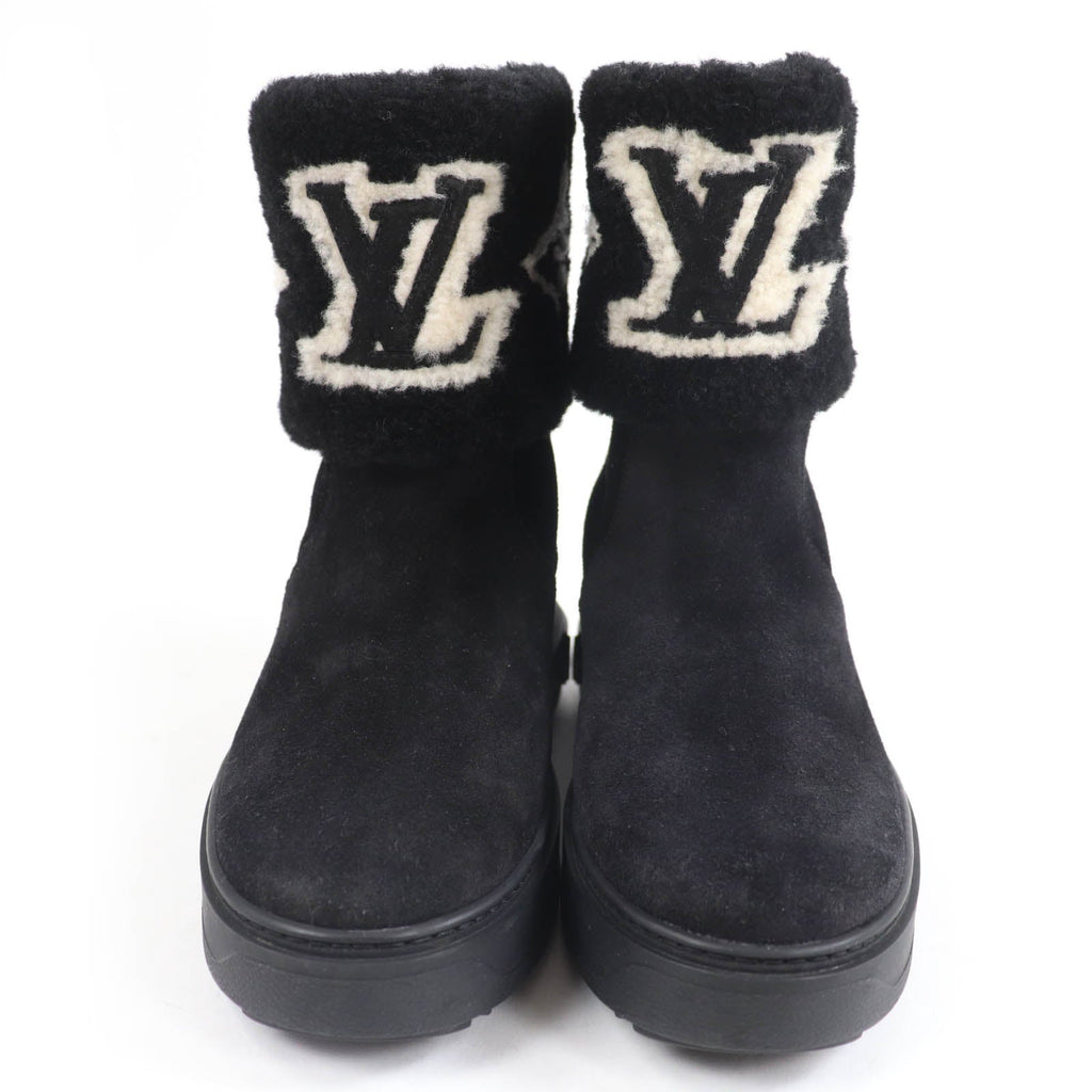 Louis Vuitton Suede Leather Boots