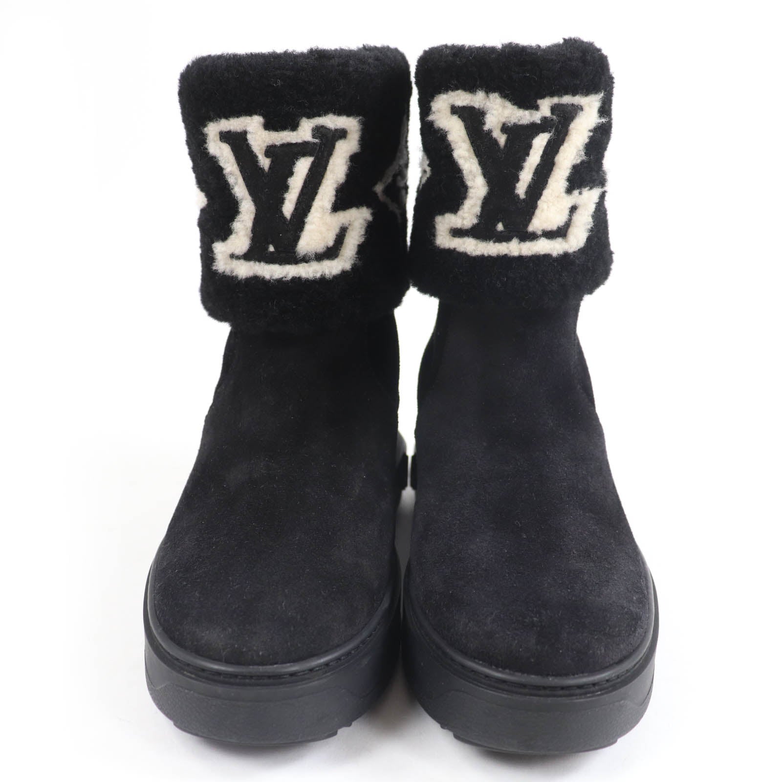 Louis Vuitton Suede Leather Boots