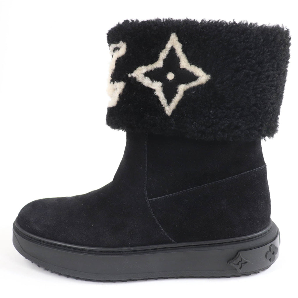 Louis Vuitton Suede Leather Boots