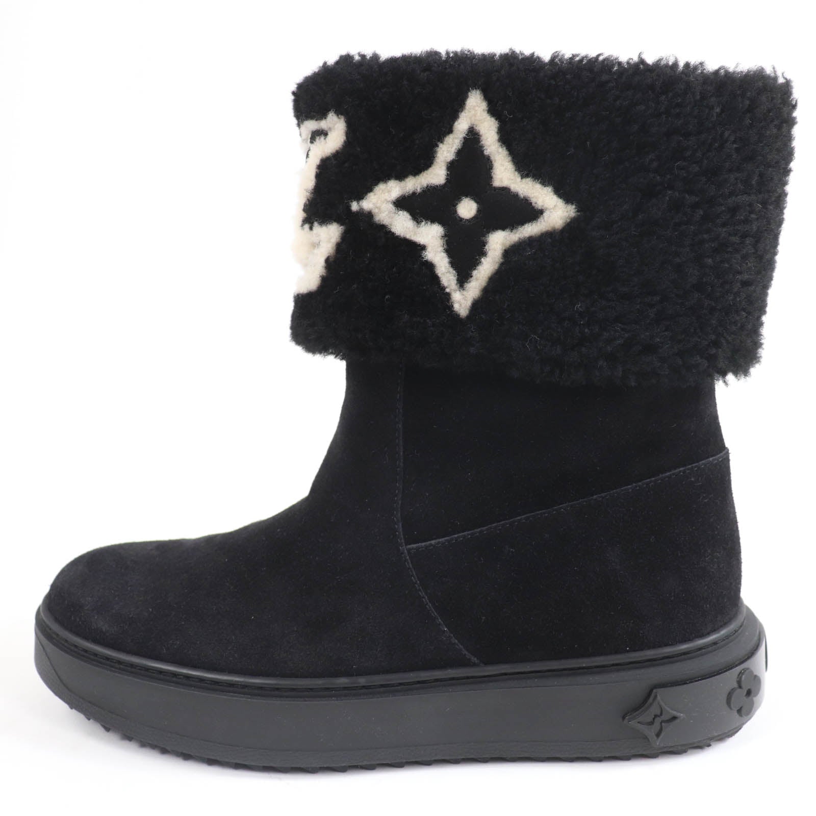 Louis Vuitton Suede Leather Boots