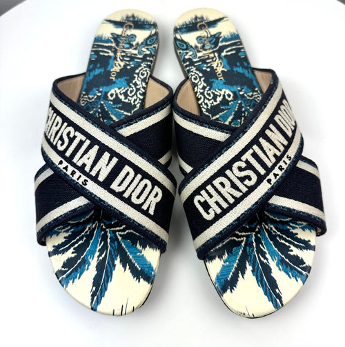 Christian Dior Criss Crossway slides size 39