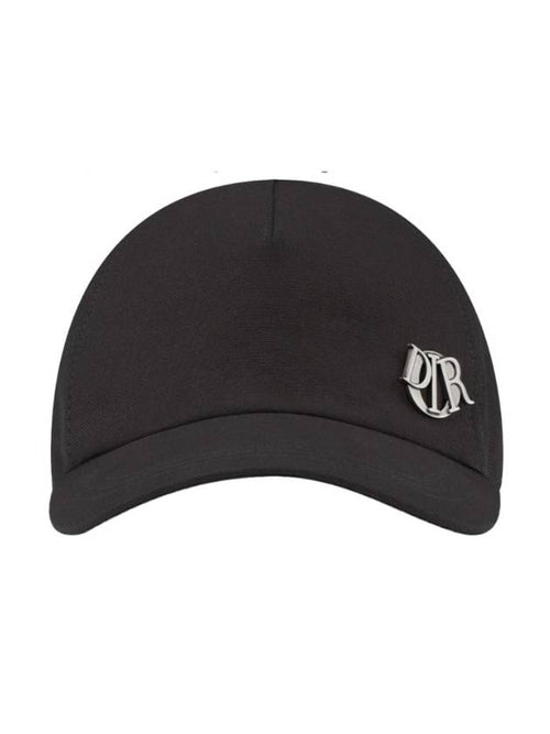 Logo Cotton Ball Cap Black Dior