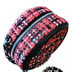 CHANEL- Round Tweeted Crossbody