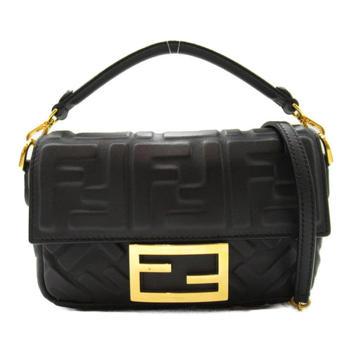 Fendi Fendi 2w Shoulder Bag 2way Shoulder Bag Leather  Black