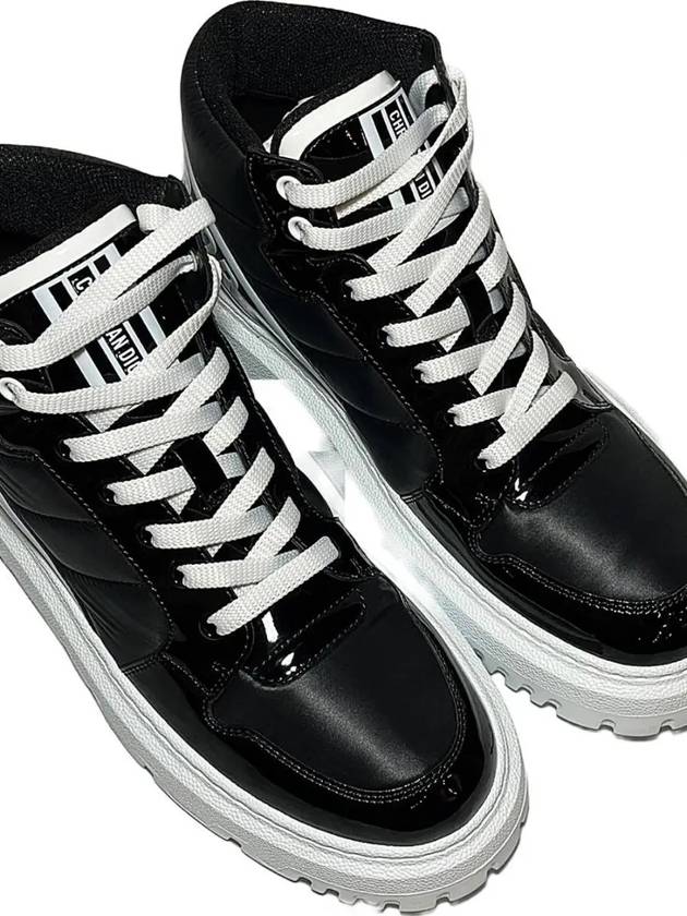 Quilted High Top Sneakers Black Dior
