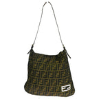 Fendi Zucca  Canvas Shoulder Bag ()