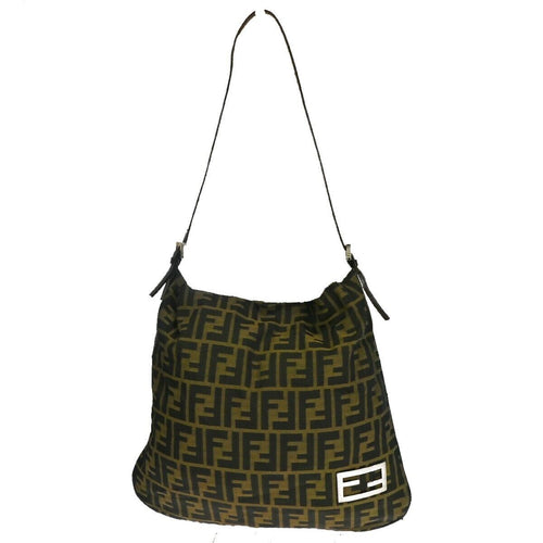 Fendi Zucca  Canvas Shoulder Bag ()