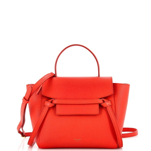 Celine Belt Bag Textured Leather Nano