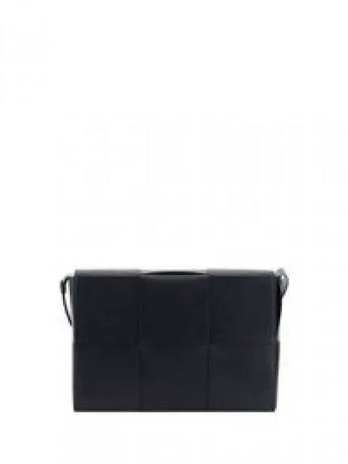 Bottega Veneta Large Intrecciato Cross Bag Black