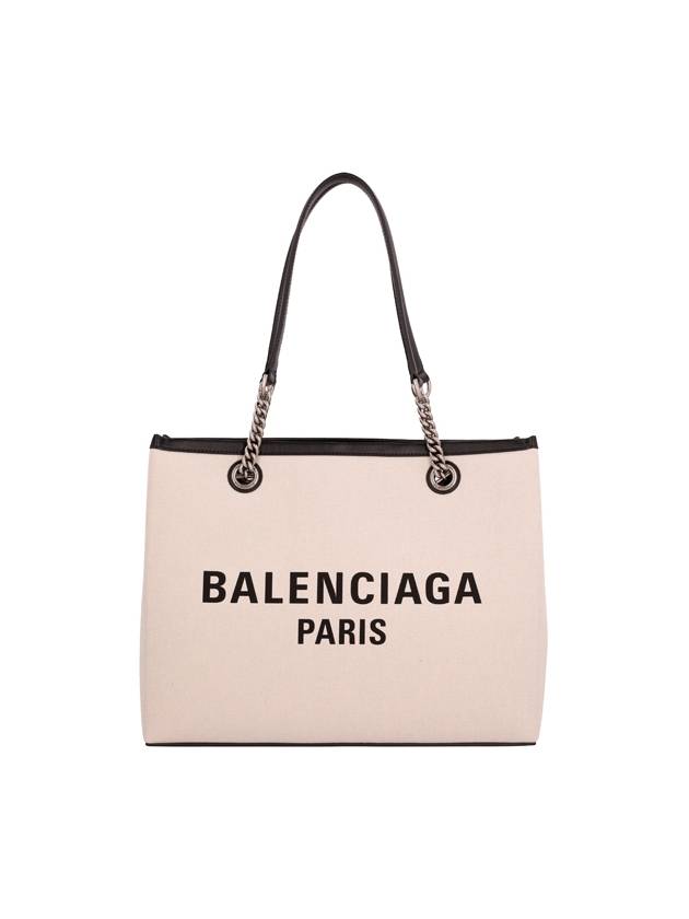 Balenciaga Duty Free Canvas Tote Bag White