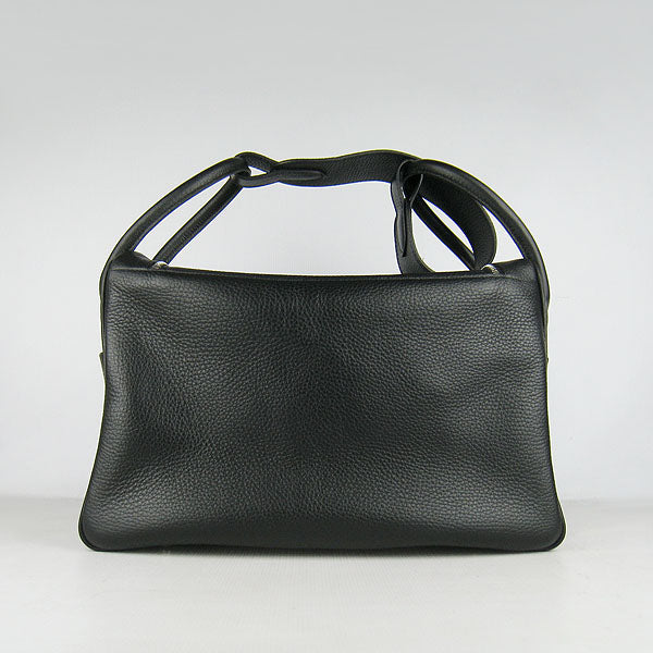 Hermes Lindy 34cm handbag 6208 black Silver
