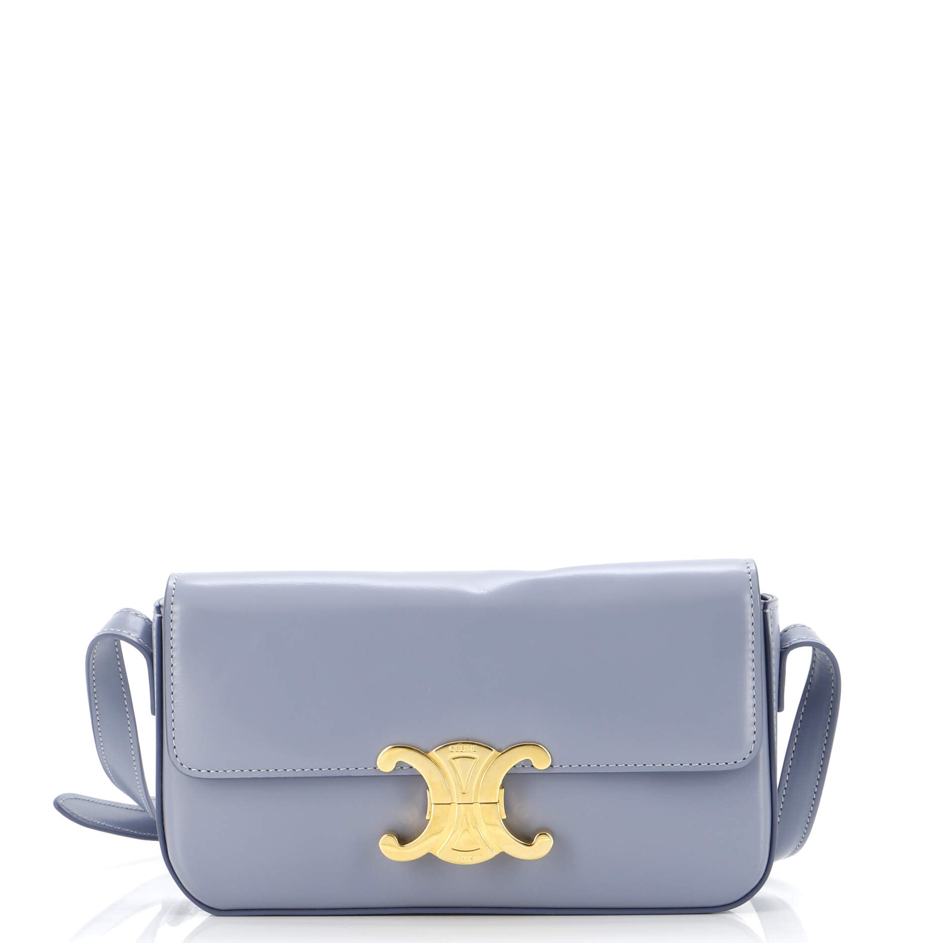 Celine Triomphe East-West Shoulder Bag Smooth Calfskin