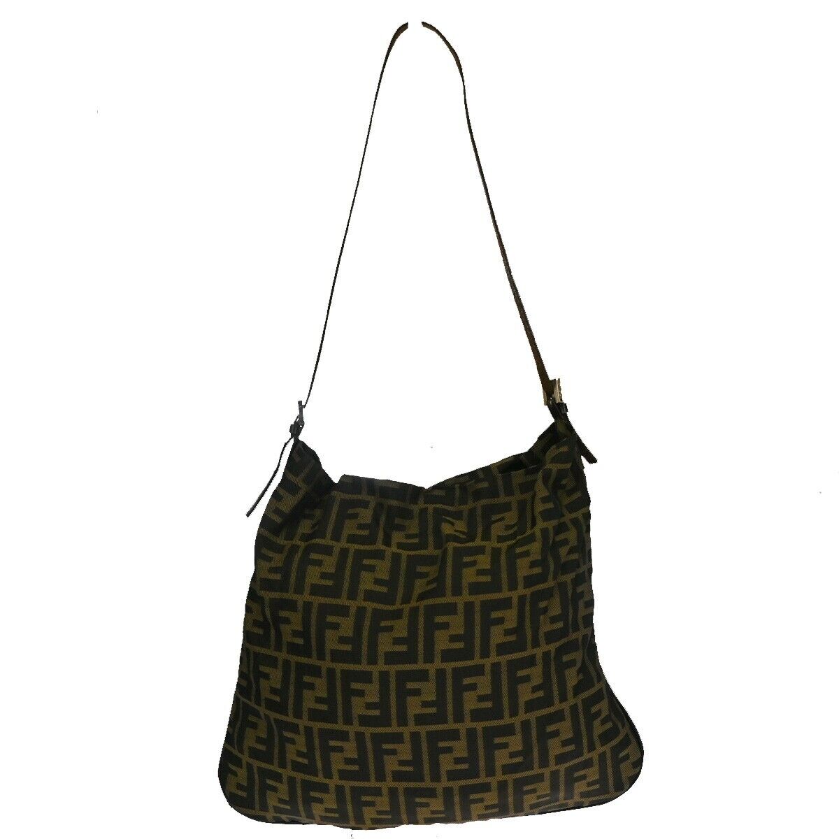 Fendi Zucca  Canvas Shoulder Bag ()