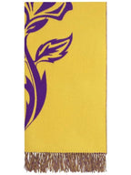 Burberry rose-print cashmere scarf Royal Pier