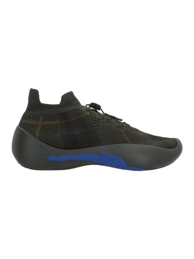 Burberry Check Knit Neptune Low Top Sneakers Bramble