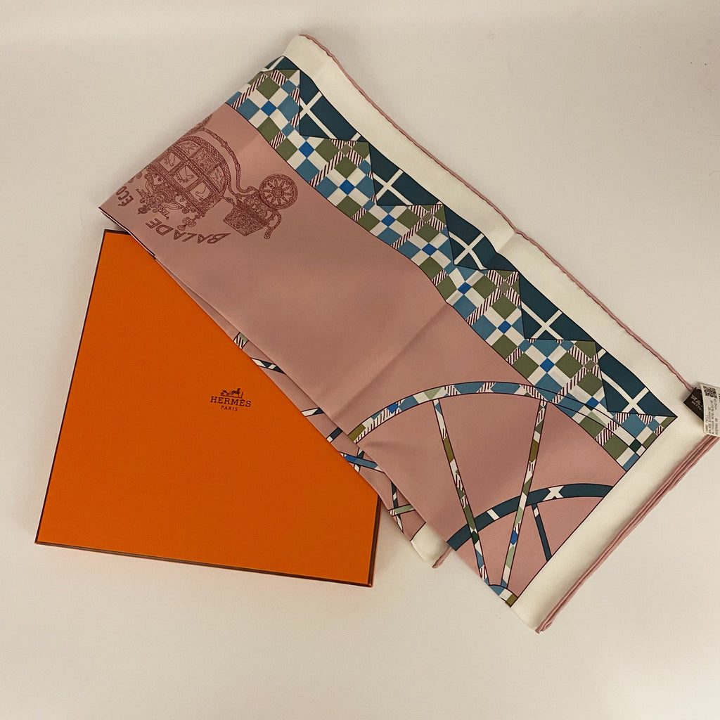 Hermes silk scarf
