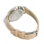 FENDI Watches Quartz 80200M Stainless Steel (Stainless steel), Leather belt Gold beige Celeria White shell dial Women