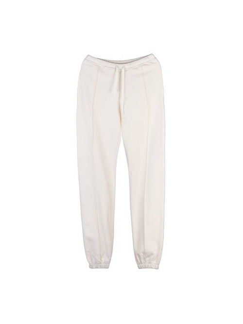 Couture Label Cotton Wool Track Pants Ivory Dior