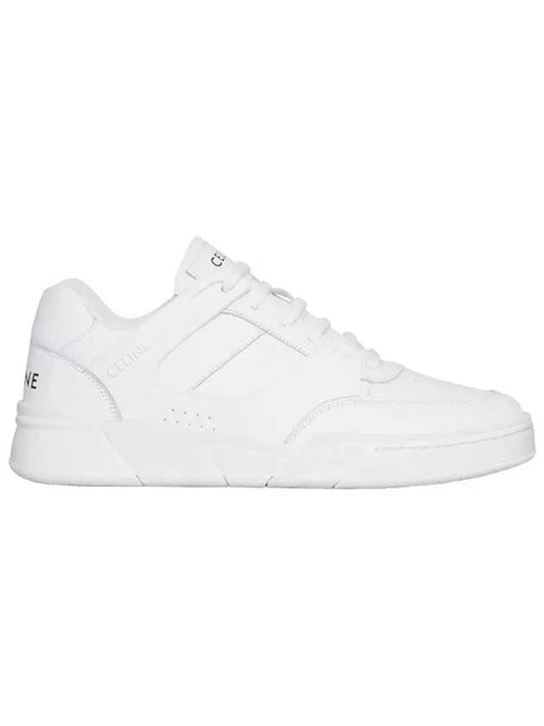 CELINE CT 07 Calfskin Low Top Sneakers White
