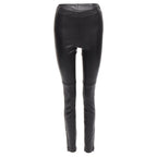 Christian Dior lambskin leather skinny leggings pants