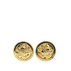 Fendi Logo Gold Plated Earrings