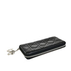Dior Lady Dior  Leather Wallet  (Pre-Owned)