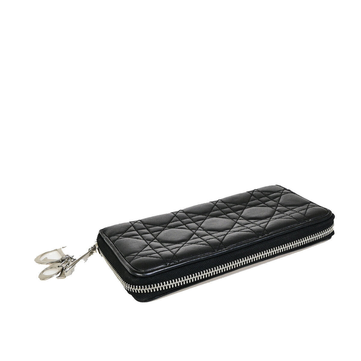 Dior Lady Dior  Leather Wallet  (Pre-Owned)