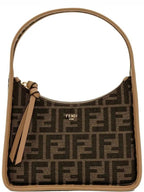 Fendi Pendesense FF Fabric Mini Shoulder Bag Brown