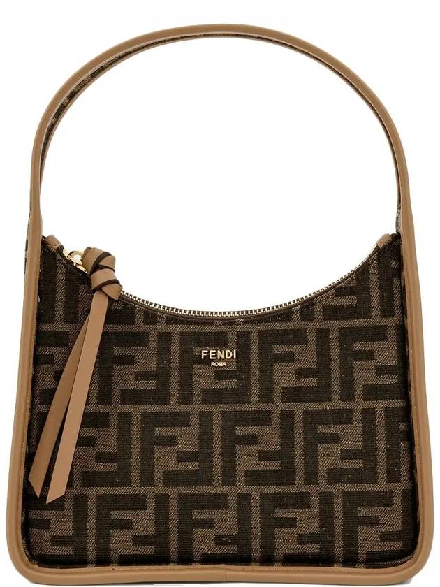 Fendi Pendesense FF Fabric Mini Shoulder Bag Brown
