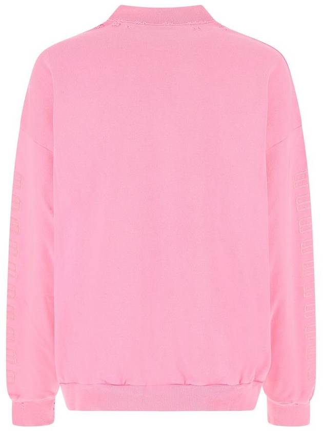 Balenciaga BB embroidery sweatshirt pink