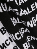 Balenciaga intarsia knit wool blend scarf 766446T1673