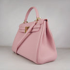 Hermes Kelly 32cm Togo Leather Handbag 6108 Pink Golden