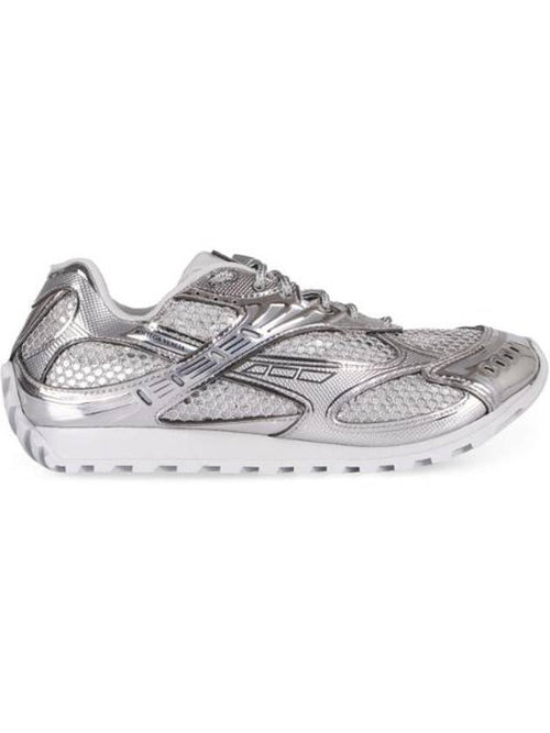 Bottega Veneta Orbit Low-Top Sneakers Silver