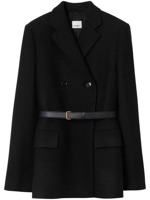 Burberry Double Breasted Belt Blazer 8071025