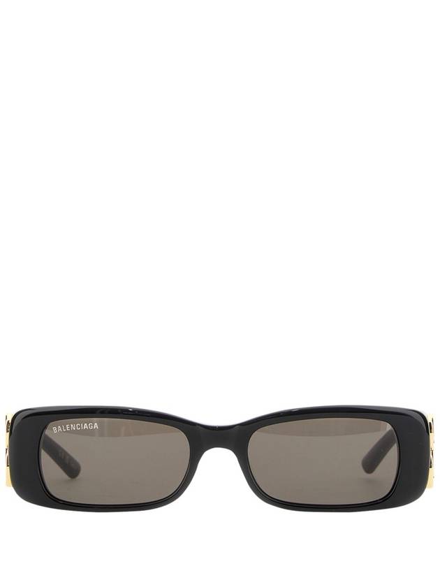 Balenciaga Eyewear Dynasty Rectangle Sunglasses Bb0096S 001 Black