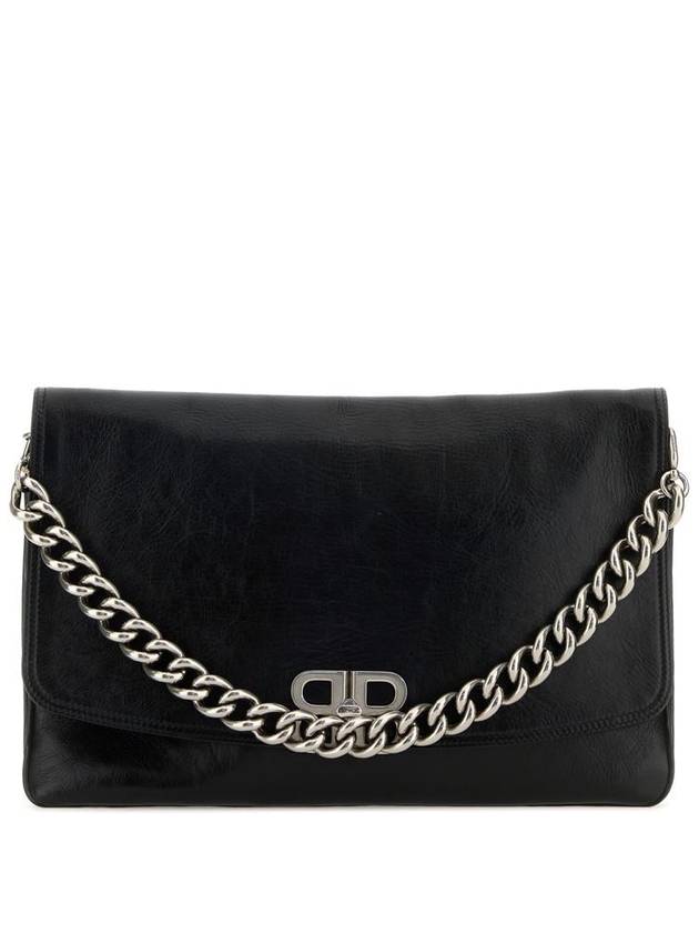 Balenciaga Women's BB Soft Large Flap Shoulder Bag Black