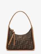Fendi Pendesense FF Fabric Mini Shoulder Bag Brown