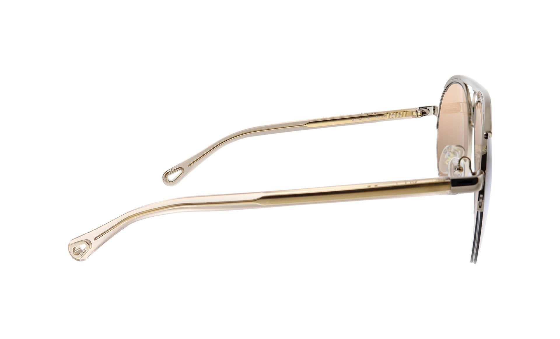 Chloe CE152S Rose Gold Aviator Sunglasses