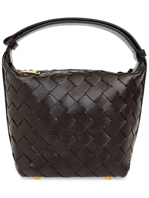Bottega Veneta Candy Wallace Intrecciato Tote Bag Brown