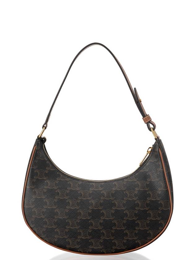 CELINE Triomphe Medium Ava Shoulder Bag Tan